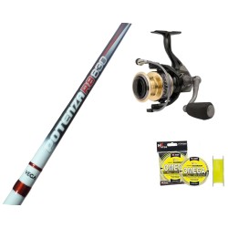 Combo Sargo/Boya Potenza R8, Carrete Nitro y Nylon Colmic